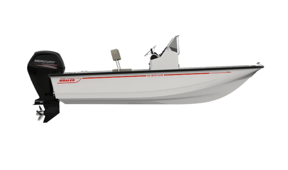 a rendering of the 150 Montauk by Boston Whaler