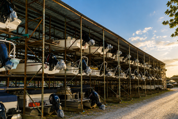 Boat Storage at Gordon Bay Marine Muskoka Parry Sound