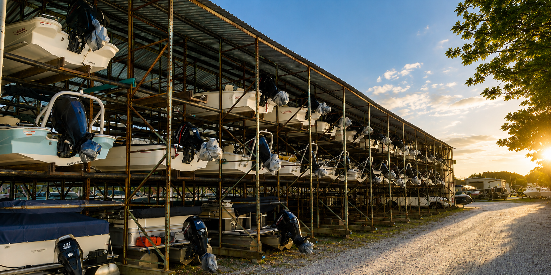 Boat Storage at Gordon Bay Marine Muskoka Parry Sound